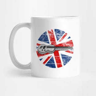 Lap Steel Guitar UK Flag Slide Guitarist British Musician Mug